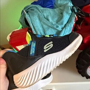 Skechers Kids Sneakers - Black and Blue